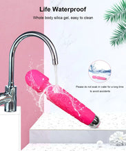 Load image into Gallery viewer, IPX7-rated waterproof silicone vibrator with powerful vibration modes for shower and bath use

