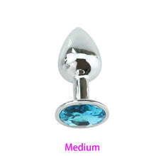 Load image into Gallery viewer, 3 PCS Pink Heart Anal Plugs Stainless Steel Metal Anus Butt Plug Adult Sex Toys
