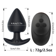 Load image into Gallery viewer, Wireless Remote Silicone Vibrating Thrusting Butt Anal Plug Vibrator Sex Toys
