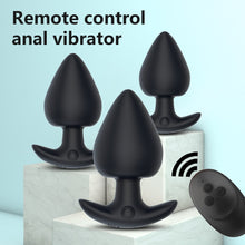 Load image into Gallery viewer, Wireless Remote Silicone Vibrating Thrusting Butt Anal Plug Vibrator Sex Toys
