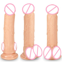 Load image into Gallery viewer, Strap-on Dildo Penis Sex Toys Realistic Strap on Dong Suction Cup Female No Vibrate
