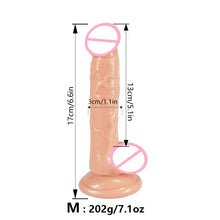 Load image into Gallery viewer, Strap-on Dildo Penis Sex Toys Realistic Strap on Dong Suction Cup Female No Vibrate
