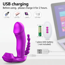 Load image into Gallery viewer, 3 IN 1 Sucking Vibrator 7 Mode Vibrating Sucker Anal Vagina Clitoris Stimulator
