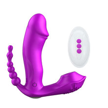 Load image into Gallery viewer, 3 IN 1 Sucking Vibrator 7 Mode Vibrating Sucker Anal Vagina Clitoris Stimulator
