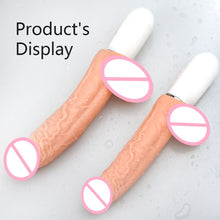 Load image into Gallery viewer, Realistic Dildo Vibrator Clitoral stimulation Vagina Massage Heating Sex Toy USB Chargin
