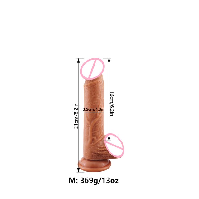 Realistic Penis Soft Sexy Huge Dildo Sex Toys Adult Strong Sucker Penis