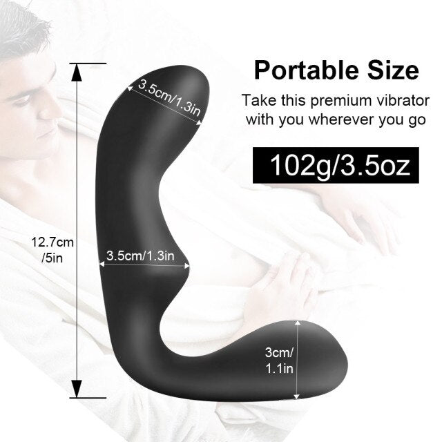 Anal Sex Male Prostate Massager 12 Speed Anal Butt Plug Dildo Vibrator