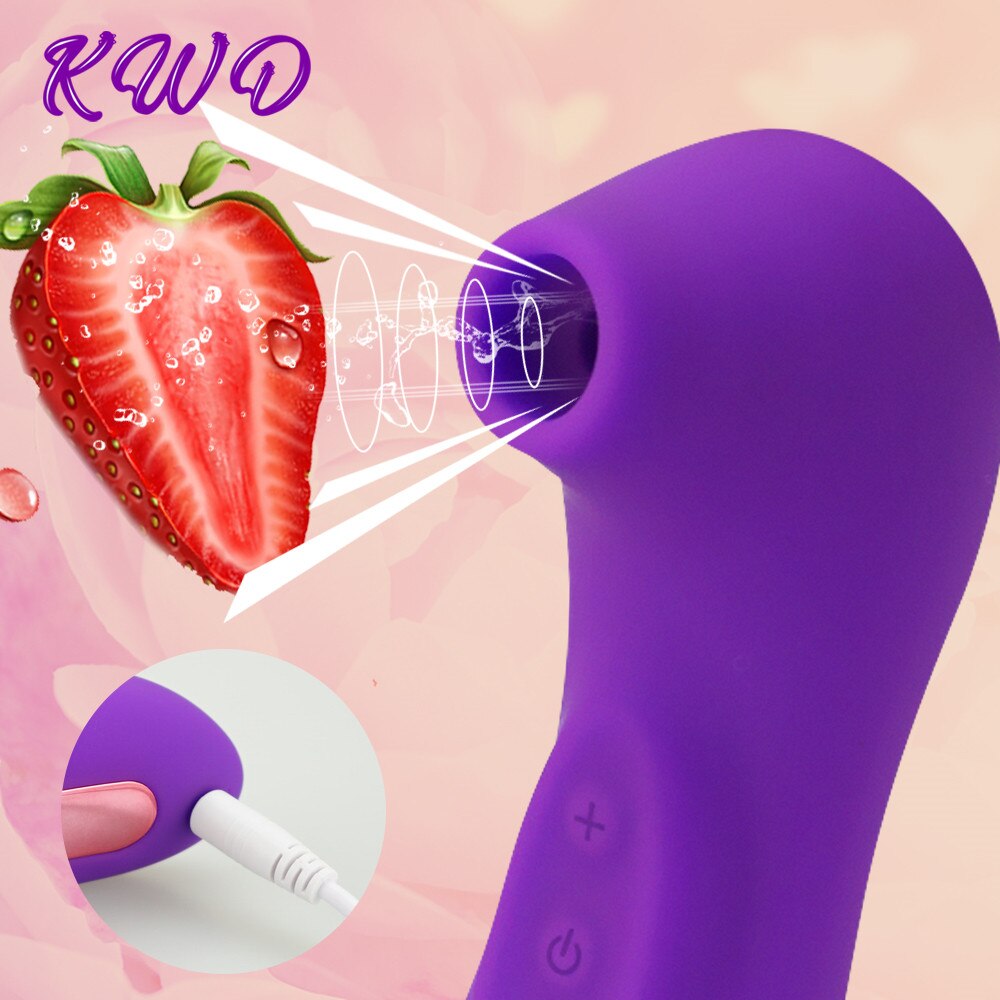 Vibrating Clitoral Stimulator Nipple Sucker Oral Vibrator Clitoris Women Sex Toy