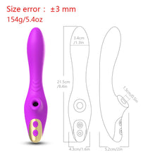 Load image into Gallery viewer, Clitoral Sucking Vibrator 2in1 Female Women  9 Kinds Vibrating Dildo Sex Toys
