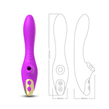 Load image into Gallery viewer, Clitoral Sucking Vibrator 2in1 Female Women  9 Kinds Vibrating Dildo Sex Toys
