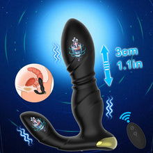 Load image into Gallery viewer, Anal Plug Vibrator Thrusting Prostate Massager Dildo Male Vagina Massager Stimulator Butt Plug Sex Toys
