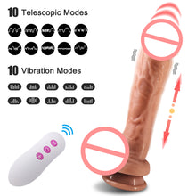 Load image into Gallery viewer, Dildo Penis Wireless Heating Automatic Thrusting Vibrator Female Sex Toy
