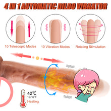 Load image into Gallery viewer, Dildo Penis Wireless Heating Automatic Thrusting Vibrator Female Sex Toy
