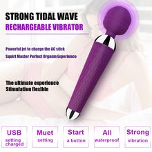 Load image into Gallery viewer, Magic Wand AV Vibrator Massager - Powerful Vibrations, Waterproof, and Rechargeable - Perfect Adult Toy for Women
