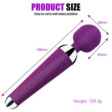 Load image into Gallery viewer, Magic Wand AV Vibrator Massager - Powerful Vibrations, Waterproof, and Rechargeable - Perfect Adult Toy for Women
